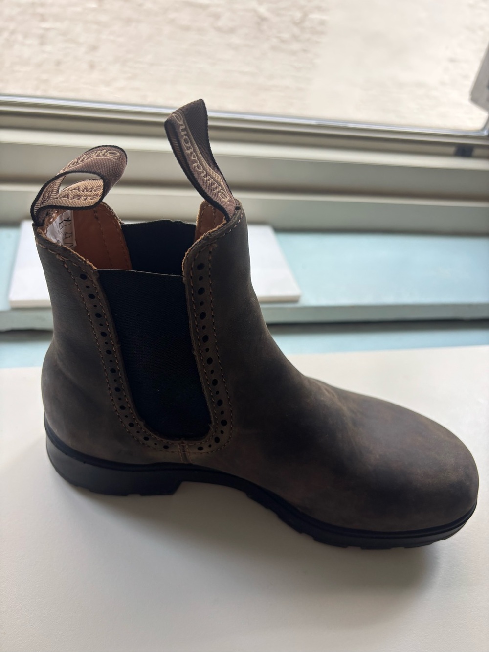 Blundstone Womens Brown Chelsea Combat Boots - Picture 2 of 6